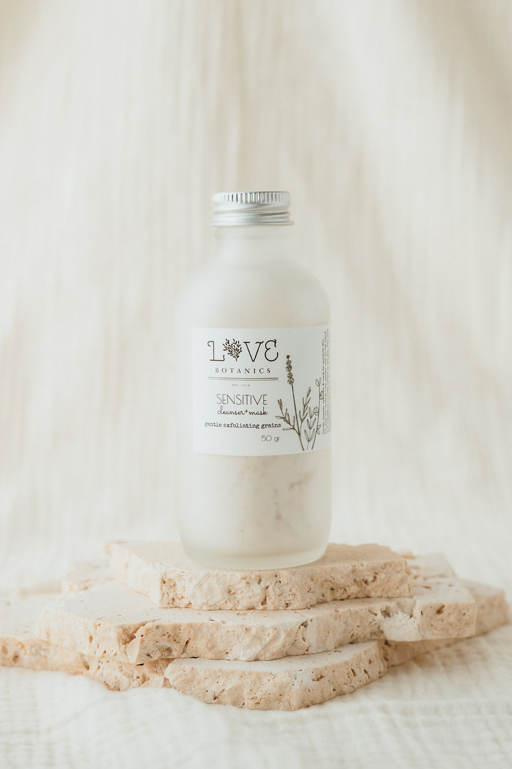 Sensitive Gentle Exfoliating Grains + Mask